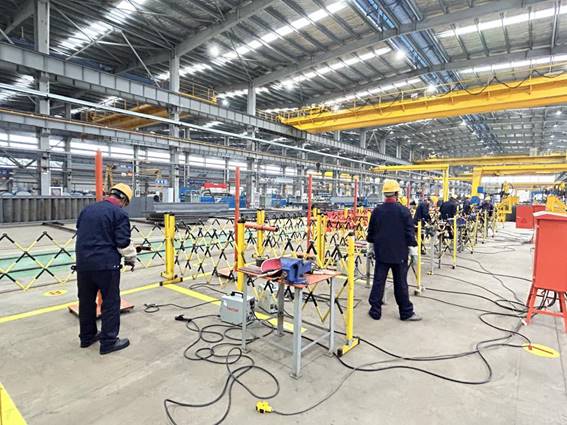 公司舉辦電焊工、電工技術(shù)比武